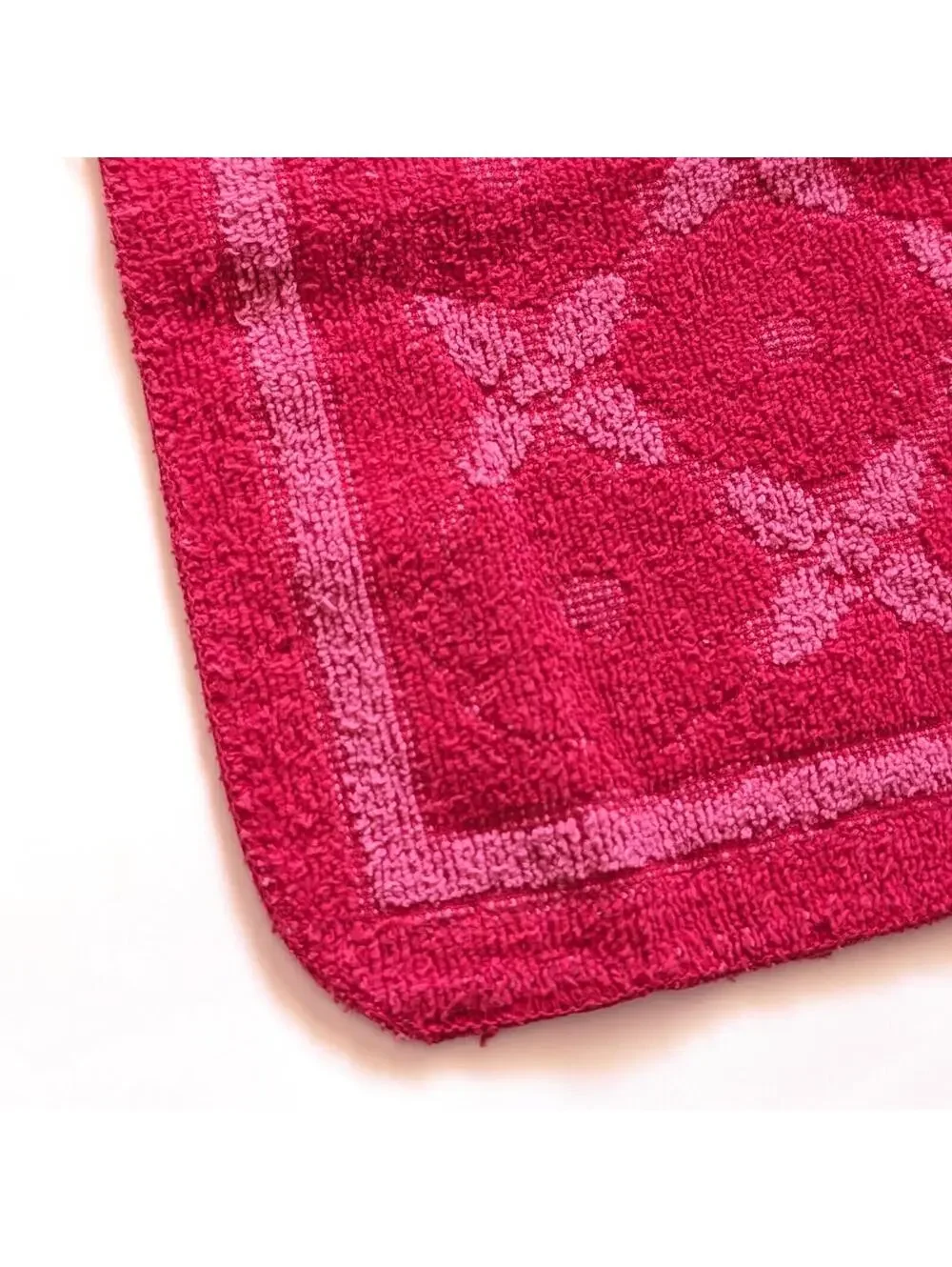 Vintage Sears Red & Pink Washcloth Set - Colorful Bath Towels